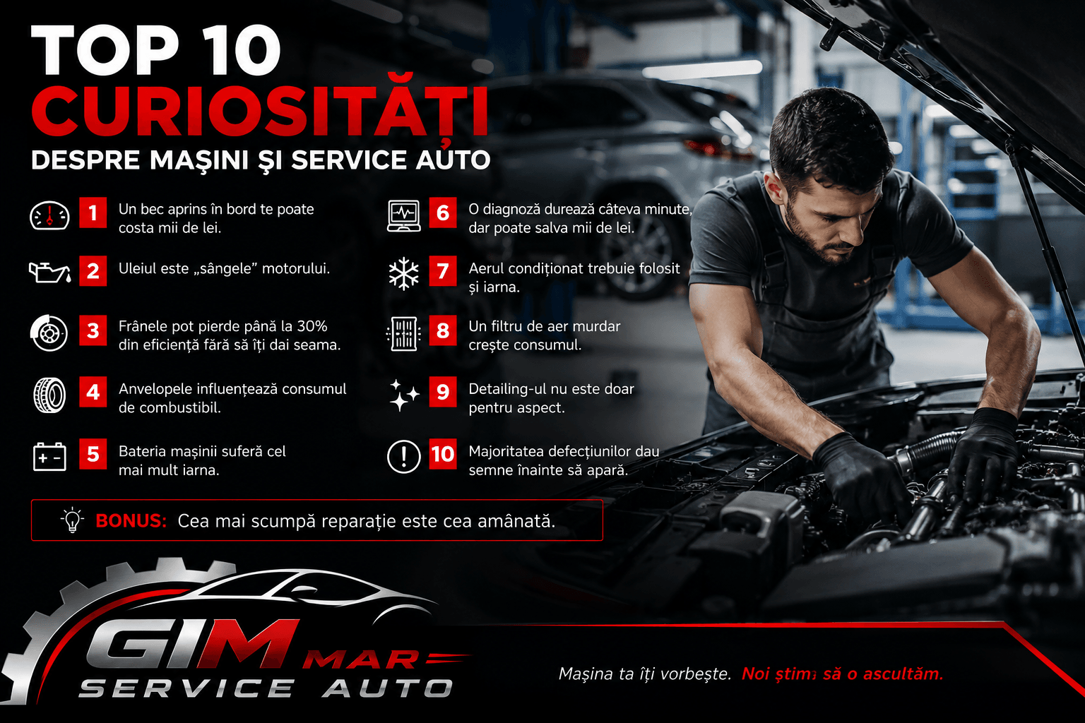 10 curiozități despre mașini și service auto